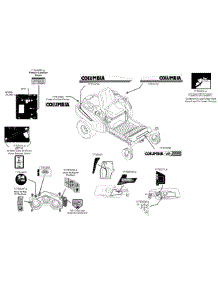 Label Map 17Afcack897 parts for Columbia Z-Series 17AFCACK897 / 2014 from AppliancePartsPros.com