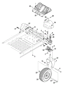 Front Axle parts for Columbia Z-Series 17ARCBDS897 / 2015 from AppliancePartsPros.com
