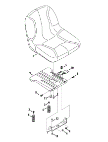 Seat Adjustment parts for Columbia Z-Series 17ARCBDT897 / 2014 from AppliancePartsPros.com
