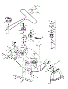 Mower Deck 46-Inch parts for Columbia Z-Series 17ARCBDT897 / 2015 from AppliancePartsPros.com