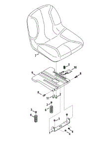 Seat Adjustment parts for Columbia Z-Series 17ARCBDW897 / 2015 from AppliancePartsPros.com