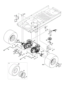 Rear Drive And Wheels parts for Columbia Z-Series 17AFCACS897 / 2013 from AppliancePartsPros.com