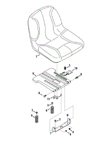 Seat Adjustment parts for Columbia Z-Series 17AFCACS897 / 2013 from AppliancePartsPros.com