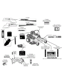 Label Map Zt50 parts for Columbia Z-Series 17AF2ACP897 / 2012 from AppliancePartsPros.com