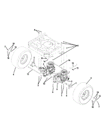 Rear Drive & Wheels 50-Inch parts for Columbia Z-Series 17AF2ACP897 / 2012 from AppliancePartsPros.com