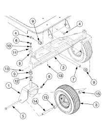 Front Axle & Wheels 50 & 54-Inch parts for Columbia Z-Series 17AF2ACP897 / 2013 from AppliancePartsPros.com