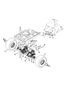 Rear Drive & Wheels 54-Inch parts for Columbia Z-Series 17AF2ACK897 / 2012 from AppliancePartsPros.com