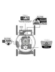 Label Map 11A-B2aq794 parts for County Line Push Walk-Behind Mower 11A-B2AQ794 / 2014 from AppliancePartsPros.com
