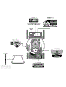 Label Map 12A-B2aq794 parts for County Line Self-Propelled Walk-Behind Mower 12A-B2AQ794 / 2014 from AppliancePartsPros.com
