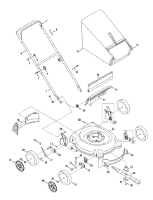 General Assembly parts for Craftsman Push Walk-Behind Mower 11A-418D299 / 2010 from AppliancePartsPros.com