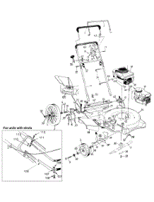 General Assembly parts for Craftsman Push Walk-Behind Mower 11A-508N099 / 1998 from AppliancePartsPros.com