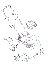General Assembly parts for Craftsman Push Walk-Behind Mower 11A-A03P799 / 2013 from AppliancePartsPros.com