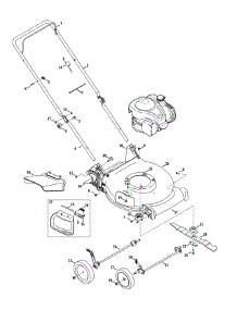 General Assembly parts for Craftsman Push Walk-Behind Mower 11A-A0BR799 / 2015 from AppliancePartsPros.com