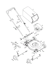 General Assembly parts for Craftsman Push Walk-Behind Mower 11A-A15A099 / 2011 from AppliancePartsPros.com