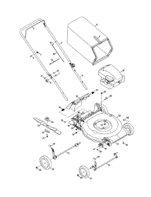 General Assembly parts for Craftsman Push Walk-Behind Mower 11A-A15B299 / 2011 from AppliancePartsPros.com