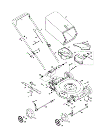 General Assembly parts for Craftsman Push Walk-Behind Mower 11A-A25E099 / 2011 from AppliancePartsPros.com