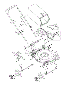 General Assembly parts for Craftsman Push Walk-Behind Mower 11A-A25F799 / 2014 from AppliancePartsPros.com
