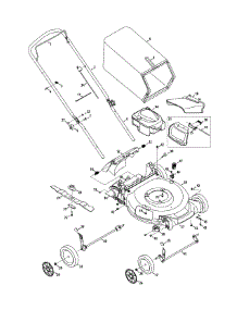 General Assembly parts for Craftsman Push Walk-Behind Mower 11A-A25G099 / 2011 from AppliancePartsPros.com