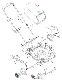 General Assembly parts for Craftsman Push Walk-Behind Mower 11A-A28H299 / 2010 from AppliancePartsPros.com