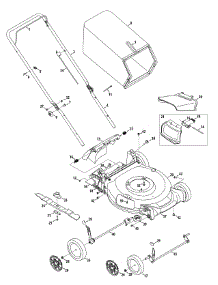 General Assembly parts for Craftsman Push Walk-Behind Mower 11A-A28L099 / 2010 from AppliancePartsPros.com