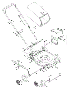 General Assembly parts for Craftsman Push Walk-Behind Mower 11A-A28P299 / 2010 from AppliancePartsPros.com
