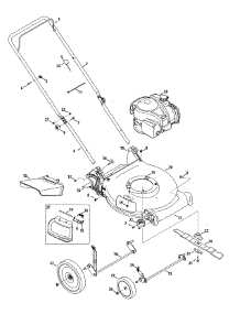 General Assembly parts for Craftsman Push Walk-Behind Mower 11A-B03R799 / 2012 from AppliancePartsPros.com