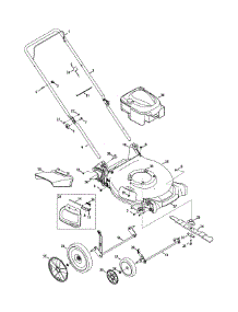 General Assembly parts for Craftsman Push Walk-Behind Mower 11A-B05E099 / 2011 from AppliancePartsPros.com