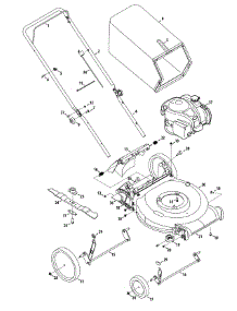 General Assembly parts for Craftsman Push Walk-Behind Mower 11A-B13R799 / 2012 from AppliancePartsPros.com