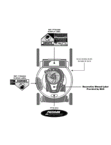 Label Map parts for Craftsman Push Walk-Behind Mower 11A-B13R799 / 2012 from AppliancePartsPros.com