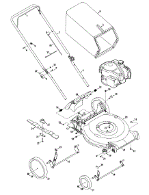 General Assembly parts for Craftsman Push Walk-Behind Mower 11A-B1BS799 / 2014 from AppliancePartsPros.com