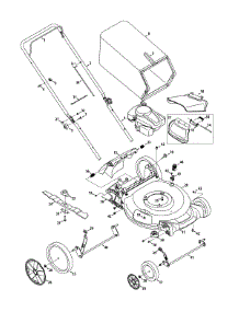 General Assembly parts for Craftsman Push Walk-Behind Mower 11A-B21K799 / 2013 from AppliancePartsPros.com