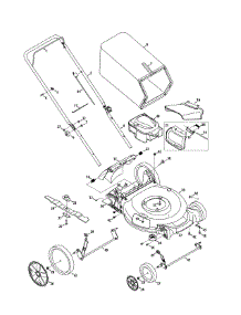 General Assembly parts for Craftsman Push Walk-Behind Mower 11A-B25F299 / 2011 from AppliancePartsPros.com