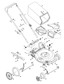 General Assembly parts for Craftsman Push Walk-Behind Mower 11A-B25F799 / 2014 from AppliancePartsPros.com