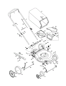 General Assembly parts for Craftsman Push Walk-Behind Mower 11A-B25G099 / 2011 from AppliancePartsPros.com