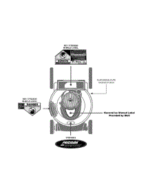 Label Map 11A-B25n799 parts for Craftsman Push Walk-Behind Mower 11A-B25N799 / 2013 from AppliancePartsPros.com