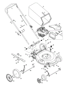 General Assembly parts for Craftsman Push Walk-Behind Mower 11A-B28S799 / 2015 from AppliancePartsPros.com