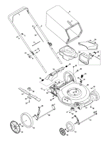 General Assembly parts for Craftsman Push Walk-Behind Mower 11A-B2BX799 / 2015 from AppliancePartsPros.com