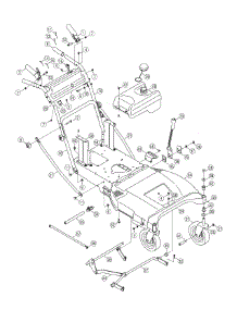 General Assembly parts for Craftsman Self-Propelled Walk-Behind Mower 12A-764M099 / 2008 from AppliancePartsPros.com