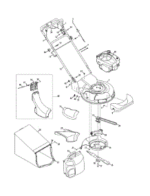 General Assembly parts for Craftsman Self-Propelled Walk-Behind Mower 12A-948J099 / 2011 from AppliancePartsPros.com