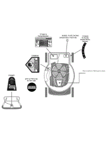 Label Map parts for Craftsman Self-Propelled Walk-Behind Mower 12A-948K299 / 2010 from AppliancePartsPros.com