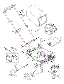 General Assembly parts for Craftsman Self-Propelled Walk-Behind Mower 12A-A2BR799 / 2014 from AppliancePartsPros.com