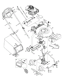 General Assembly parts for Craftsman Self-Propelled Walk-Behind Mower 12ABC32J799 / 2014 from AppliancePartsPros.com