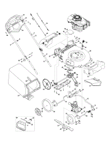 General Assembly parts for Craftsman Self-Propelled Walk-Behind Mower 12ABD32J799 / 2015 from AppliancePartsPros.com