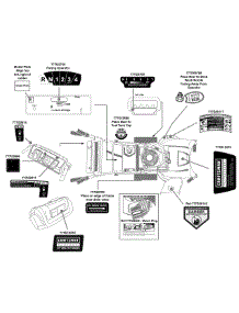 Label Map parts for Craftsman Self-Propelled Walk-Behind Mower 12AE764H099 / 2010 from AppliancePartsPros.com