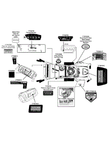 Label Map parts for Craftsman Self-Propelled Walk-Behind Mower 12AE764Y099 / 2012 from AppliancePartsPros.com