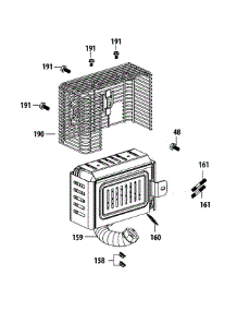 4P90mub Muffler Assembly parts for Craftsman Self-Propelled Walk-Behind Mower 12AE76JU099 / 2013 from AppliancePartsPros.com
