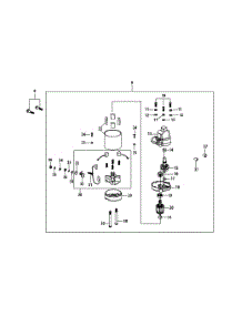 4P90mub Starter Assembly parts for Craftsman Self-Propelled Walk-Behind Mower 12AE76JU099 / 2013 from AppliancePartsPros.com