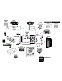 Label Map parts for Craftsman Self-Propelled Walk-Behind Mower 12AE76JU099 / 2013 from AppliancePartsPros.com