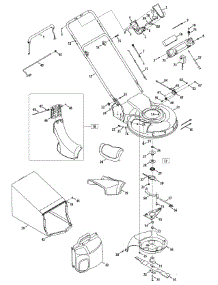 General Assembly parts for Craftsman Self-Propelled Walk-Behind Mower 12AE997E099 / 2008 from AppliancePartsPros.com