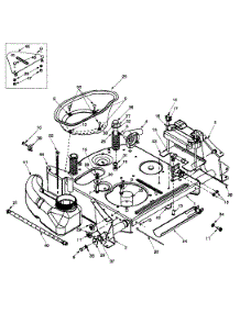 Frame Assembly parts for Craftsman Lawn Tractor 13A-325-099 / 1999 from AppliancePartsPros.com